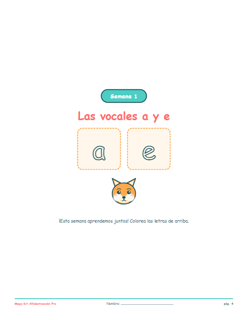 Portada de semana con objetivos