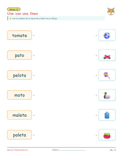 Unir palabra con imagen
